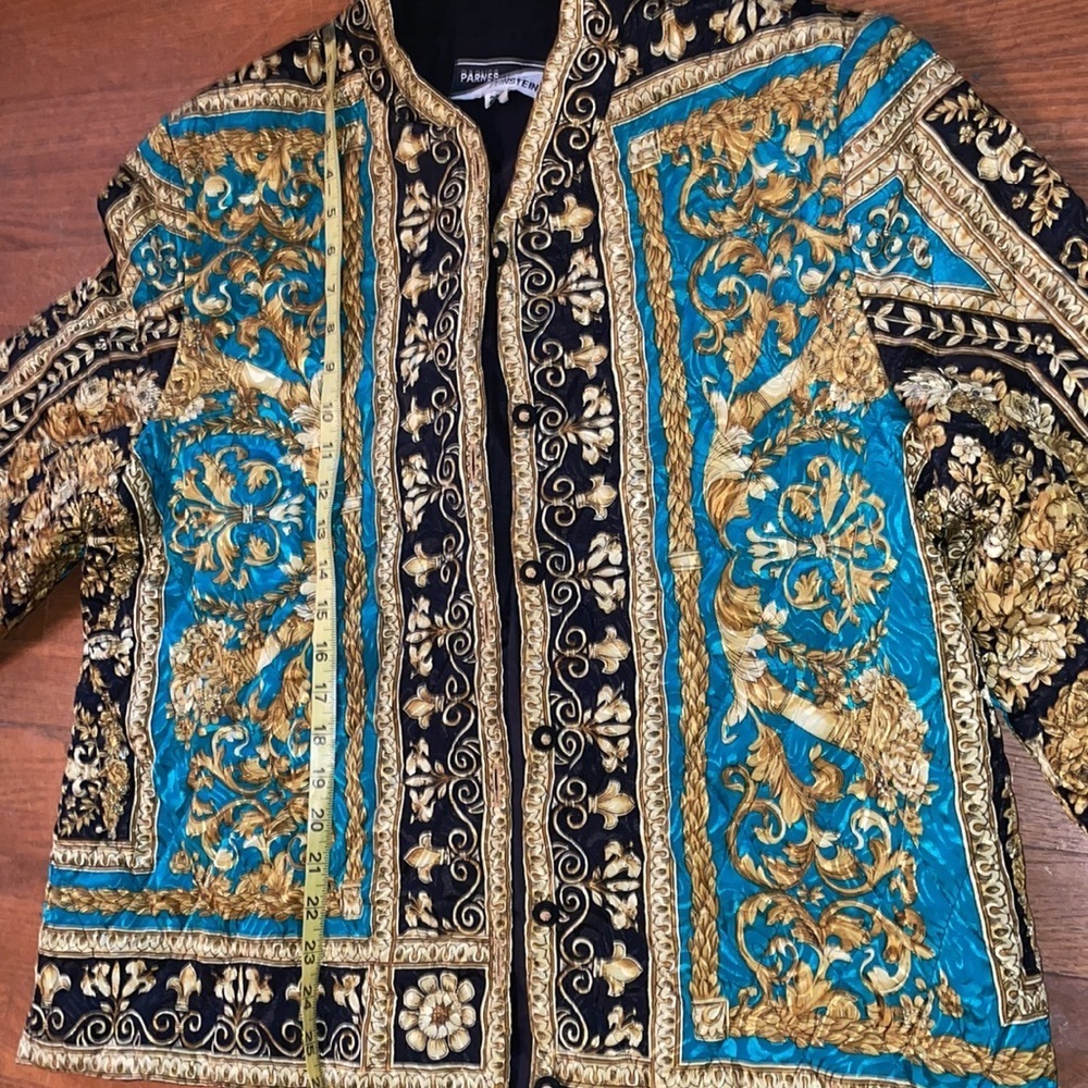 Versace “LIKE” jacket biggie smalls Halloween theme party vintage - Picture 5 of 8